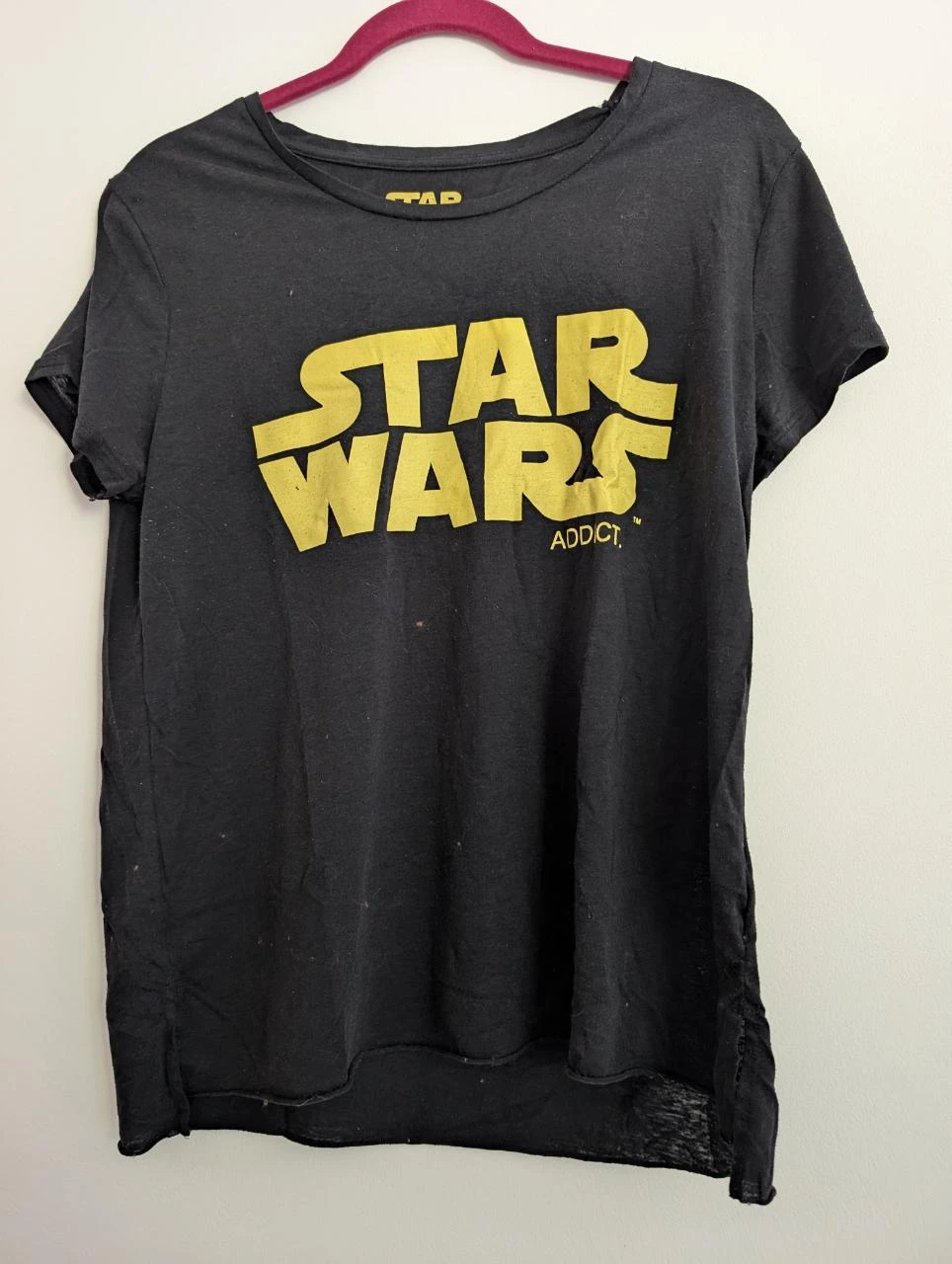 T-shirt Star Wars noir et jaune